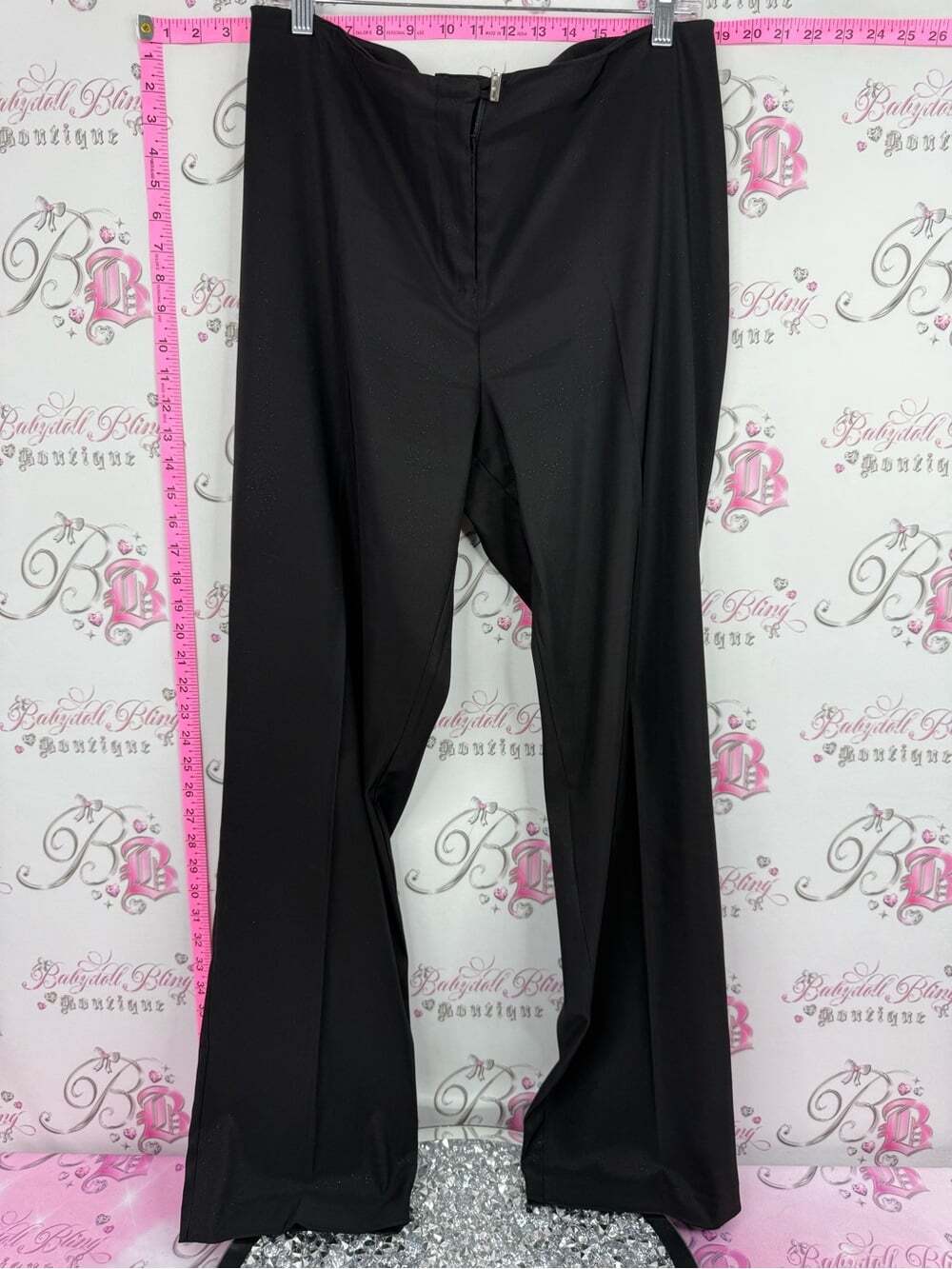 Mantles pants flare trousers Black Boot-Cut Dress Pants for Women